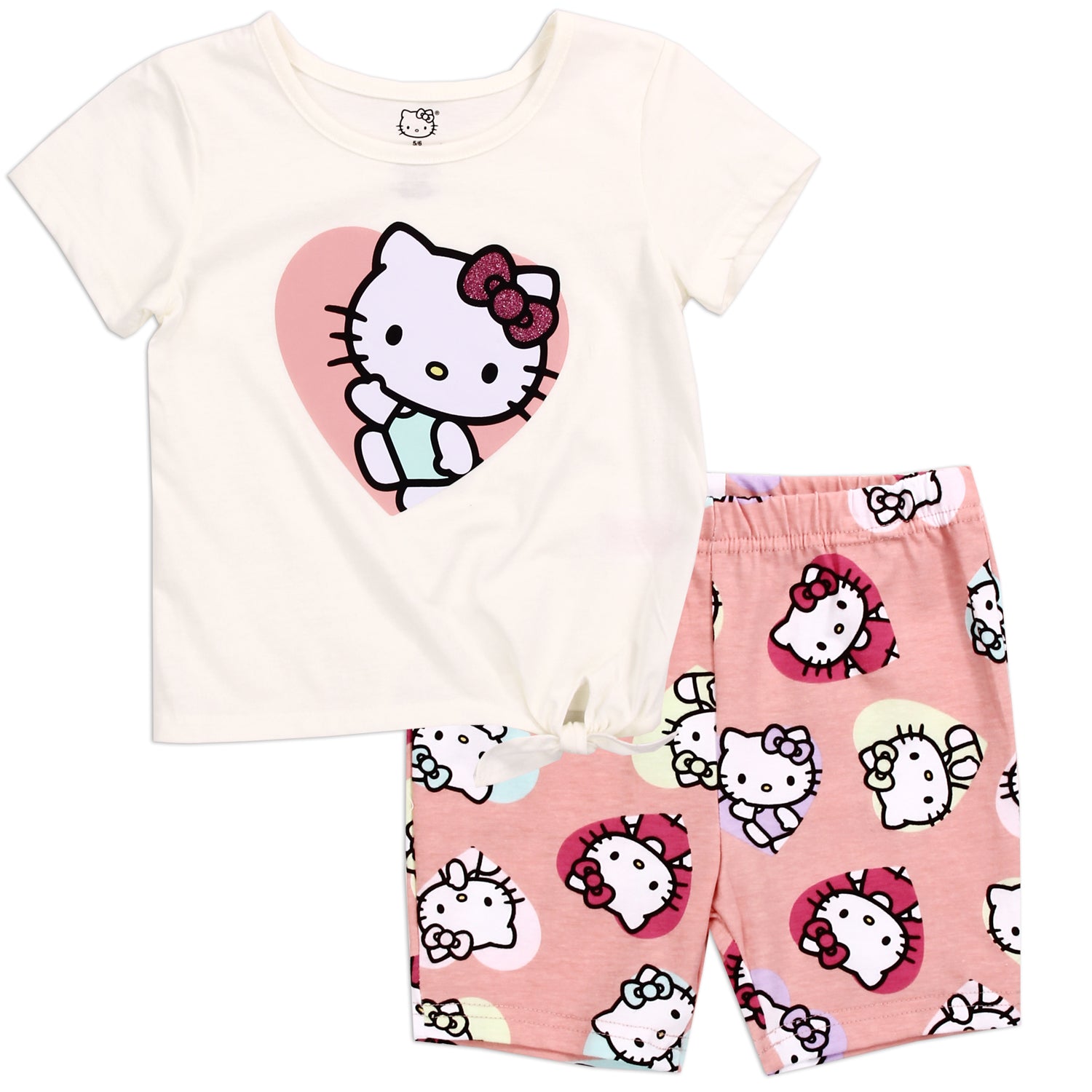 Hello Kitty ベビーサークル HELLO KITTY 4-6X Girls 2-Piece Bike Short Set (Pack of 6) – PKW Group