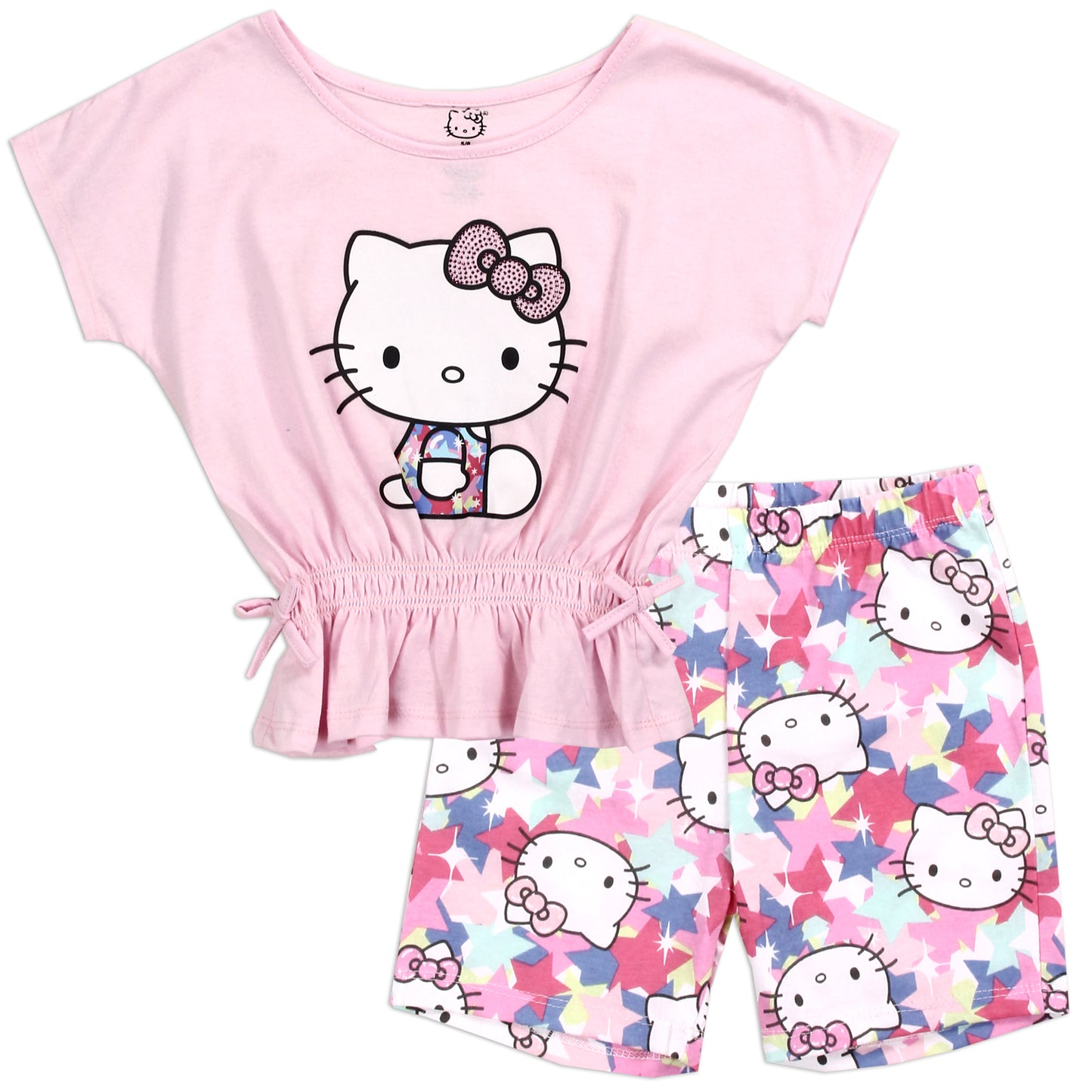 HELLO KITTY 4-6X Girls 2-Piece Bike Short Set (Pack of 6)