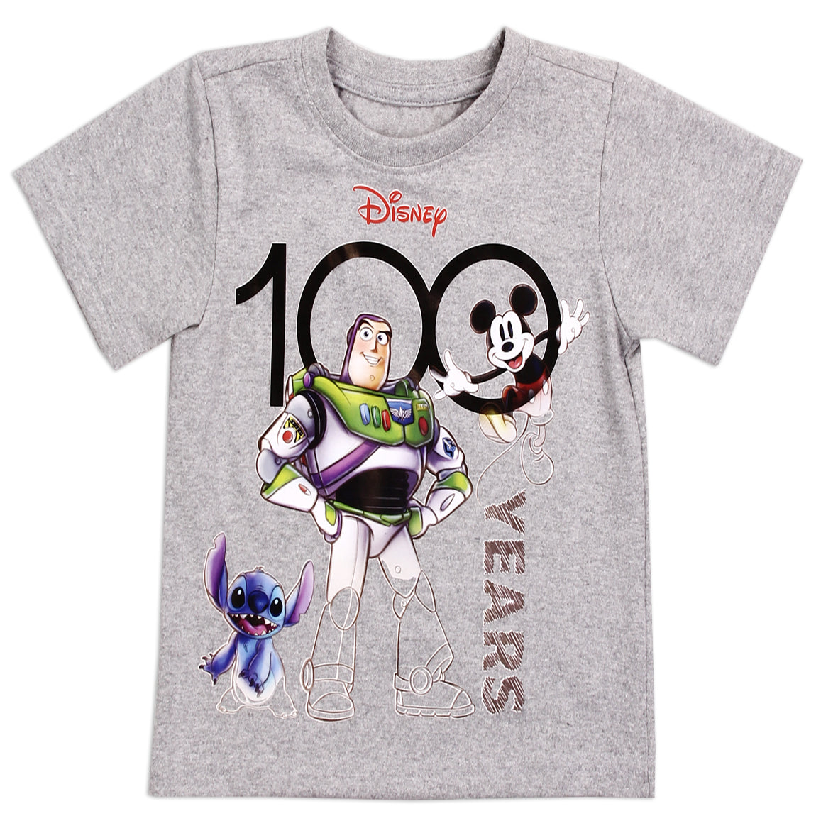 DISNEY 100 Boys Toddler 3-Pack T-Shirt Set (Pack of 6)