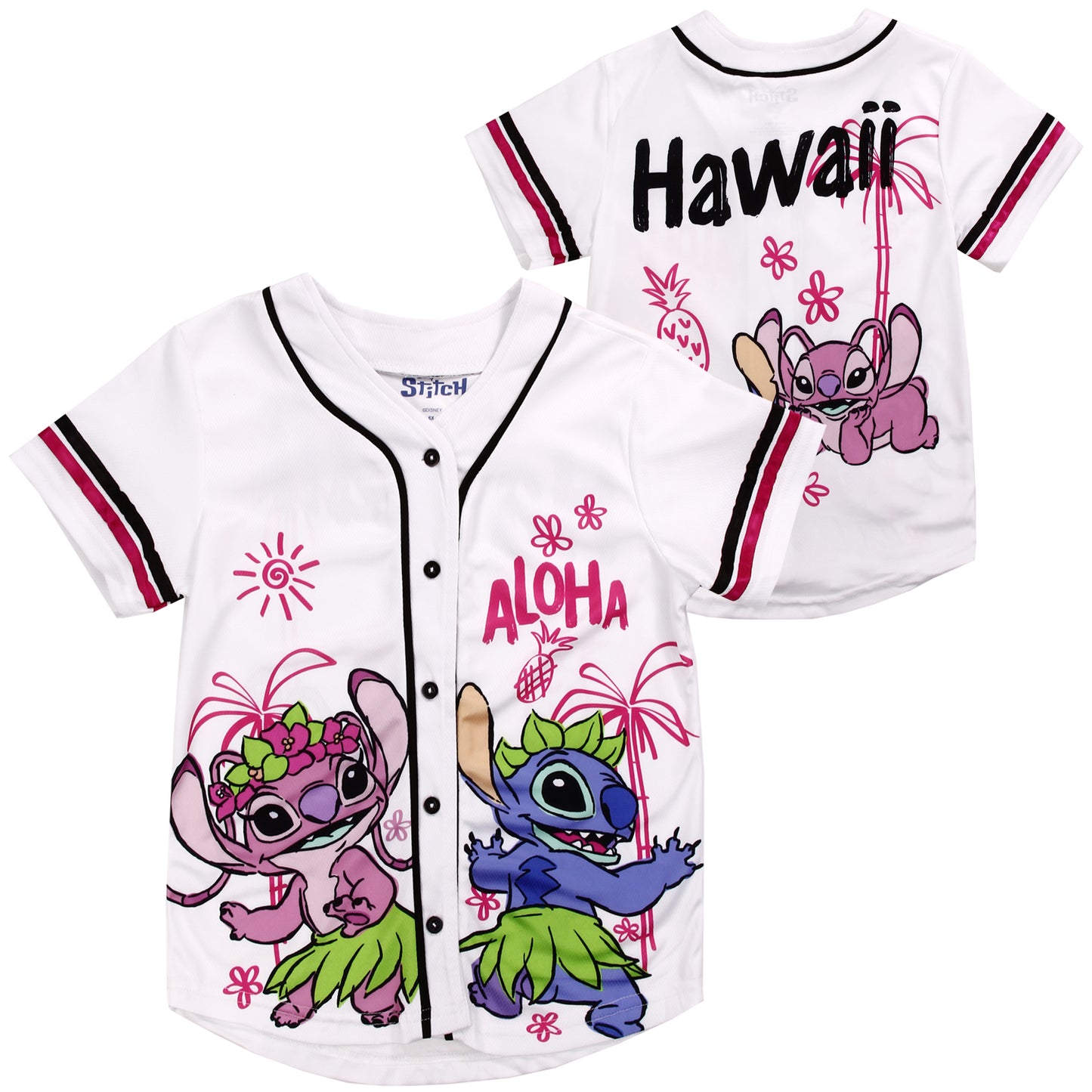 STITCH Girls 7-16 Baseball Jersey (Pack of 6)