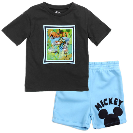 MICKEY MOUSE Boys Toddler 2-Piece Lenticular Patch Short Set (Pack of 8)