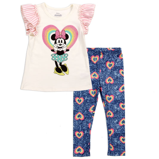 MINNIE MOUSE Girls Toddler 2-Piece Legging Set (Pack of 4)