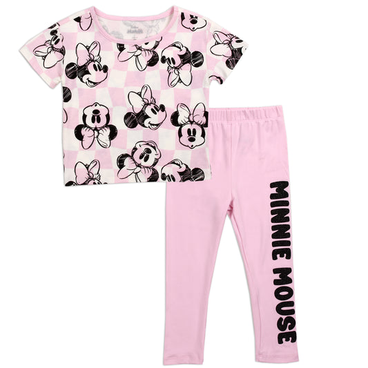 MINNIE MOUSE Girls Toddler 2-Piece Legging Set (Pack of 4)