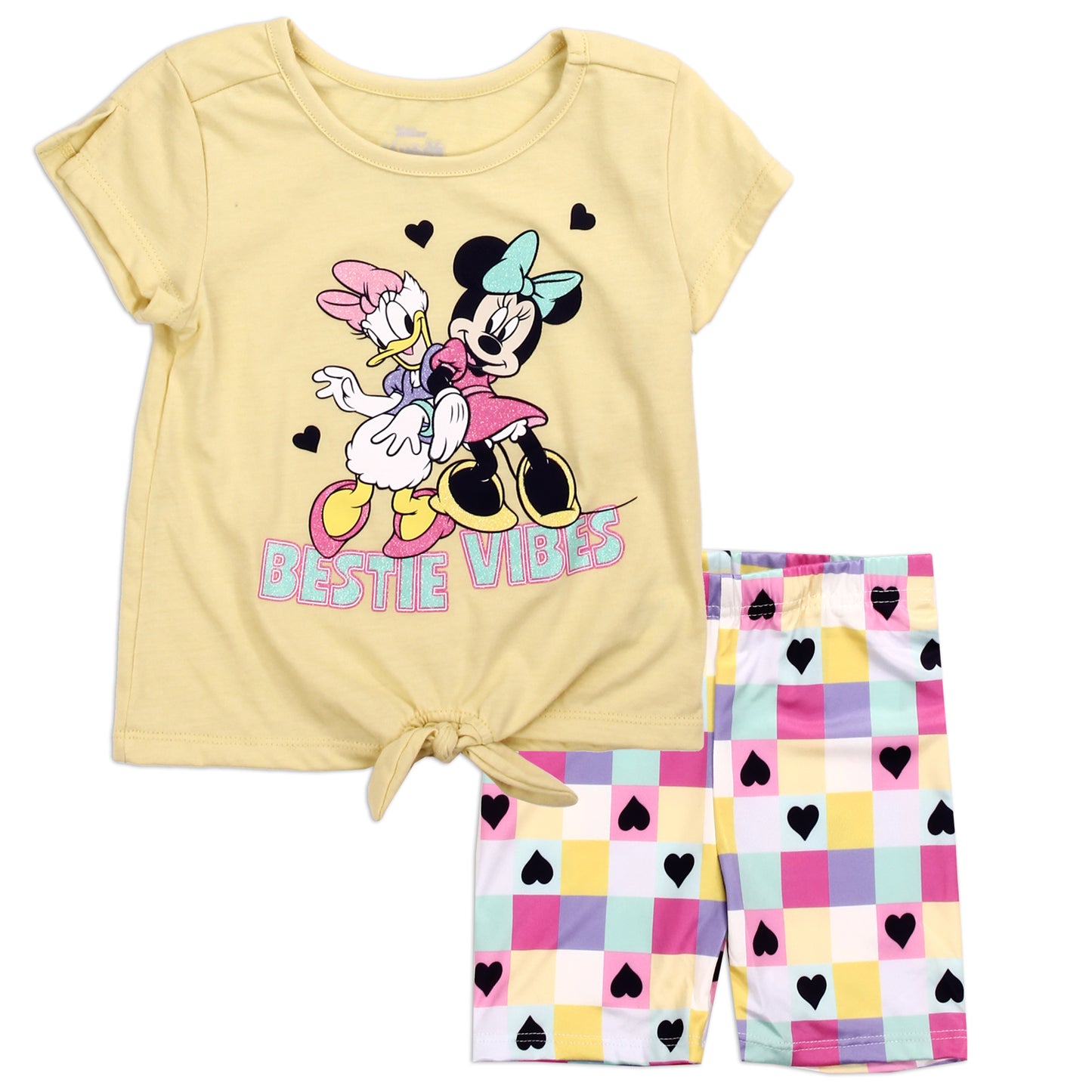 MINNIE MOUSE Girls Toddler 2-Piece Short Set (Pack of 4)