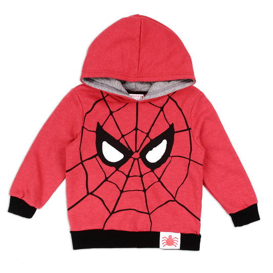 SPIDER-MAN Boys Toddler Pullover Hooded Sweatshirt (Pack of 6)