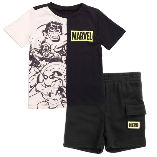 SPIDER-MAN Boys Toddler 2-Piece Short Set (Pack of 8)