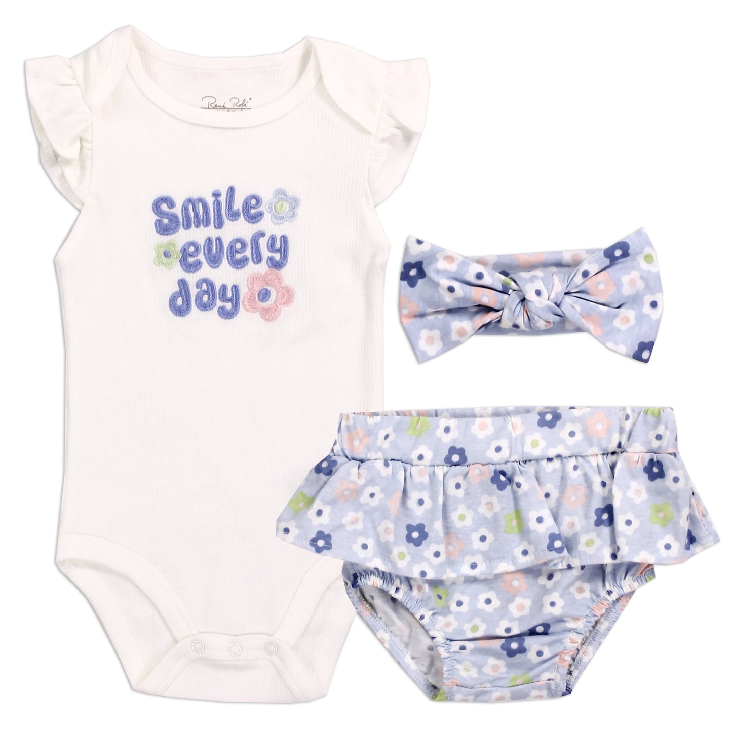 RENE ROFE Girls Newborn 3-Piece Set (Pack of 6)