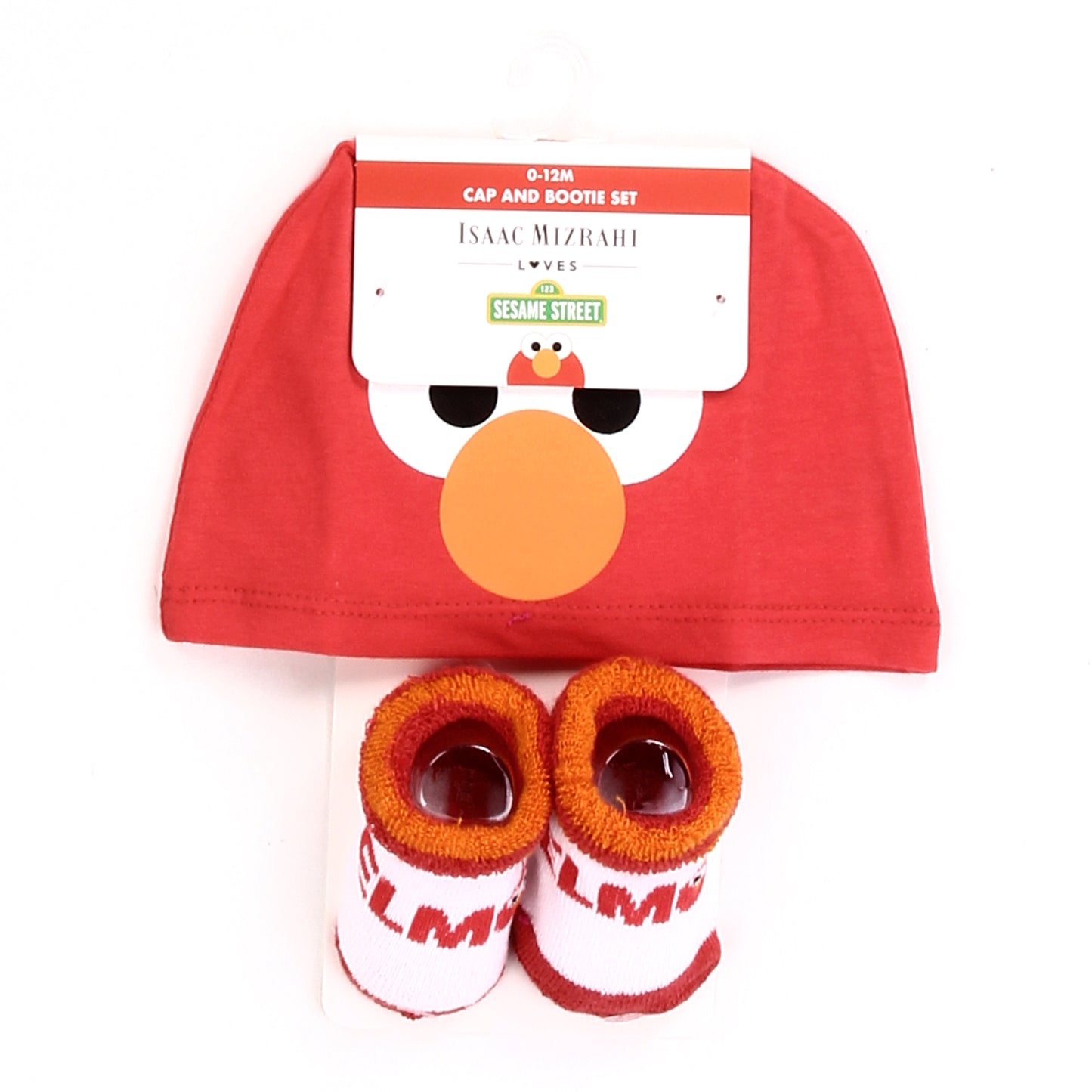 ELMO 0-12M Baby Cap & Bootie Set (Pack of 6)