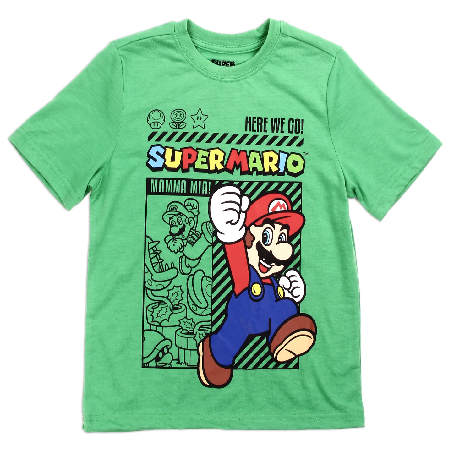 SUPER MARIO Boys Youth T-Shirt (Pack of 6)