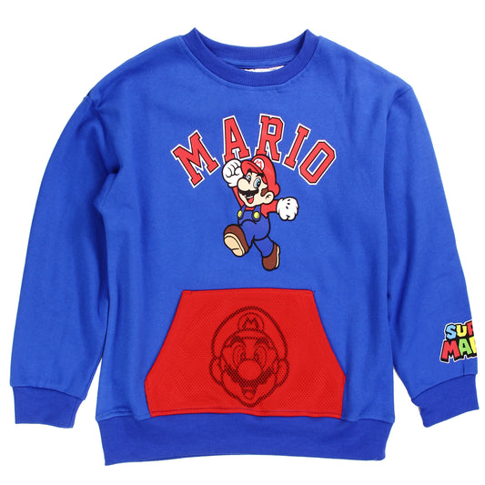 SUPER MARIO Boys 8-20 Crewneck Fleece Sweatshirt (Pack of 6)