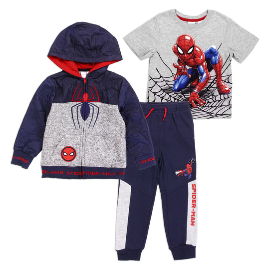 SPIDER-MAN Boys 3-Piece Jacket Set (Pack of 6)