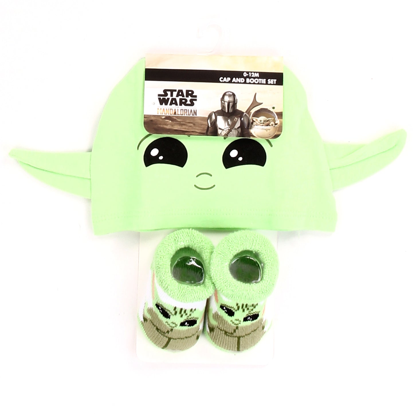 BABY YODA 0-12M Baby Cap & Bootie Set (Pack of 6)