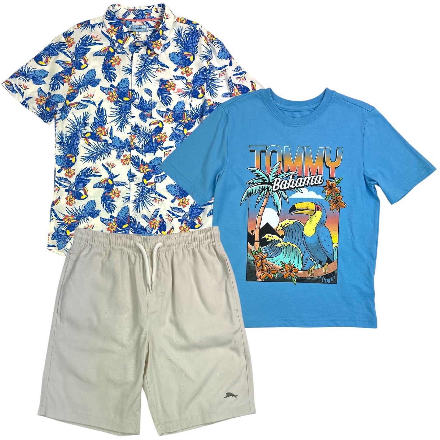 TOMMY BAHAMA 8-16 Boys 3-Piece Short Set (Pack of 6)