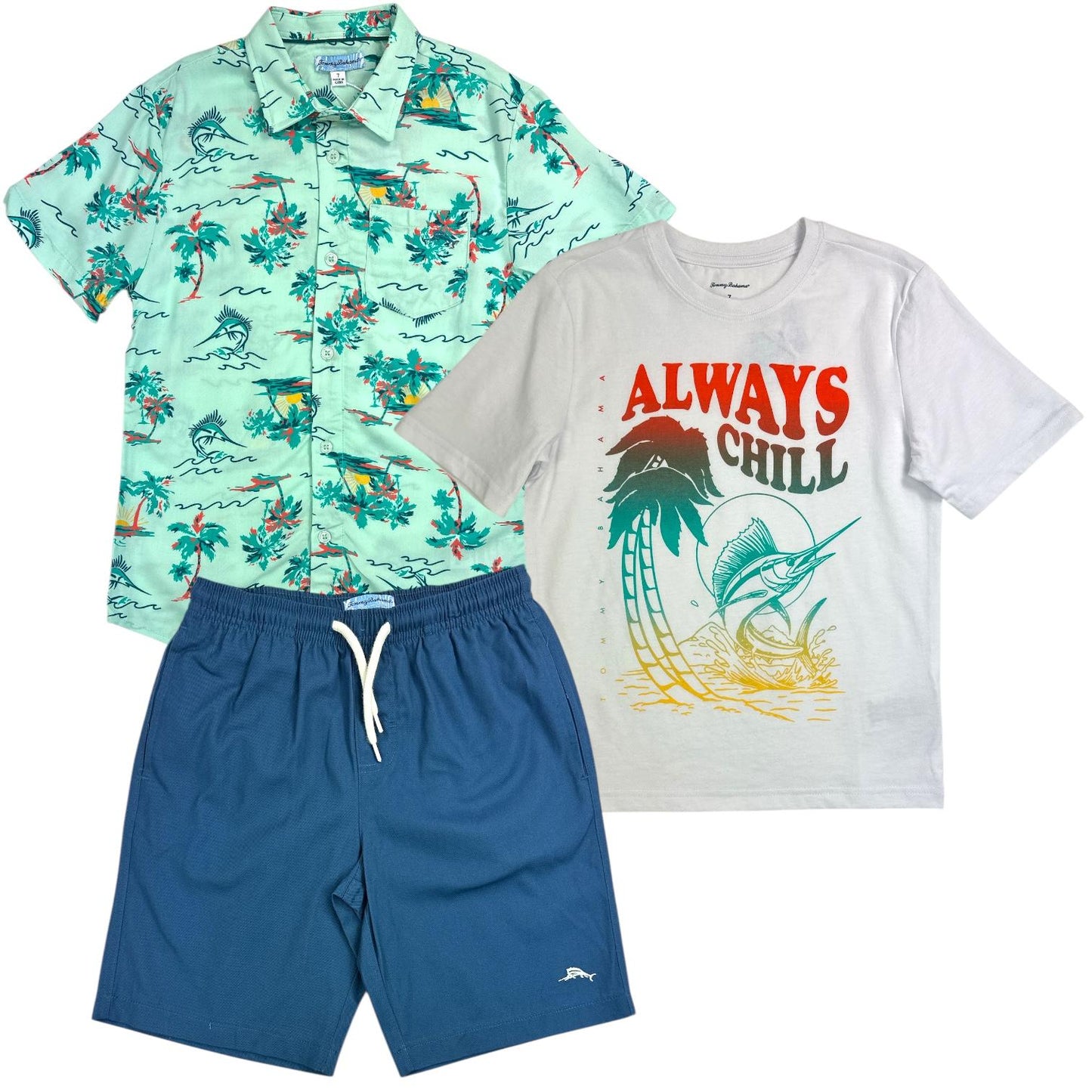 TOMMY BAHAMA 4-7 Boys 3-Piece Short Set (Pack of 6)