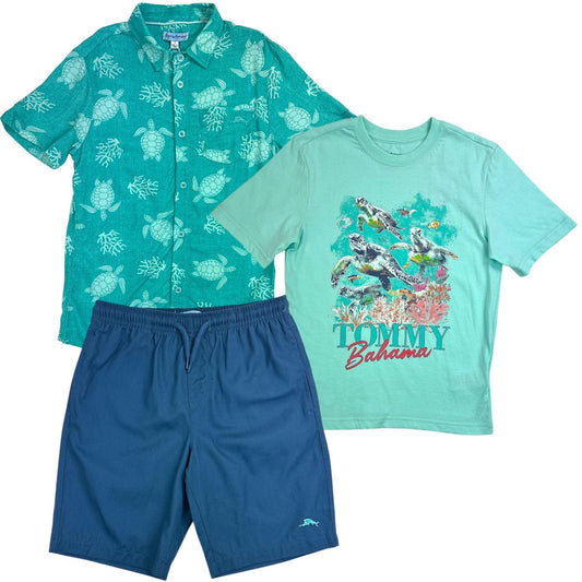 TOMMY BAHAMA 4-7 Boys 3-Piece Short Set (Pack of 6)