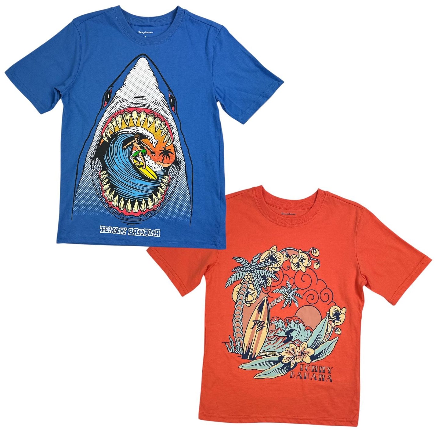TOMMY BAHAMA 8-16 Boys 2-Pack Graphic Tees (Pack of 6)