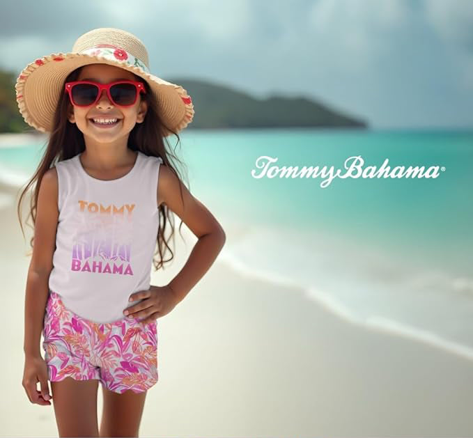 TOMMY BAHAMA 7-16 Girls 2-Piece Short Set (Pack of 6)