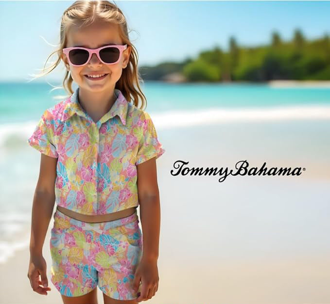 TOMMY BAHAMA Girls 2-Piece Short Set (Pack of 5)