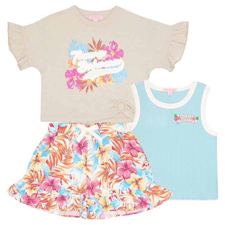 TOMMY BAHAMA Girls 3-Piece Short Set (Pack of 5)