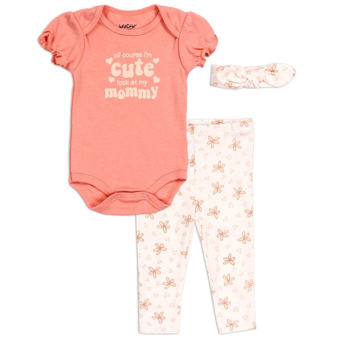 WILD CHILD! Girls Newborn 3-Piece Pant Set (Pack of 6)