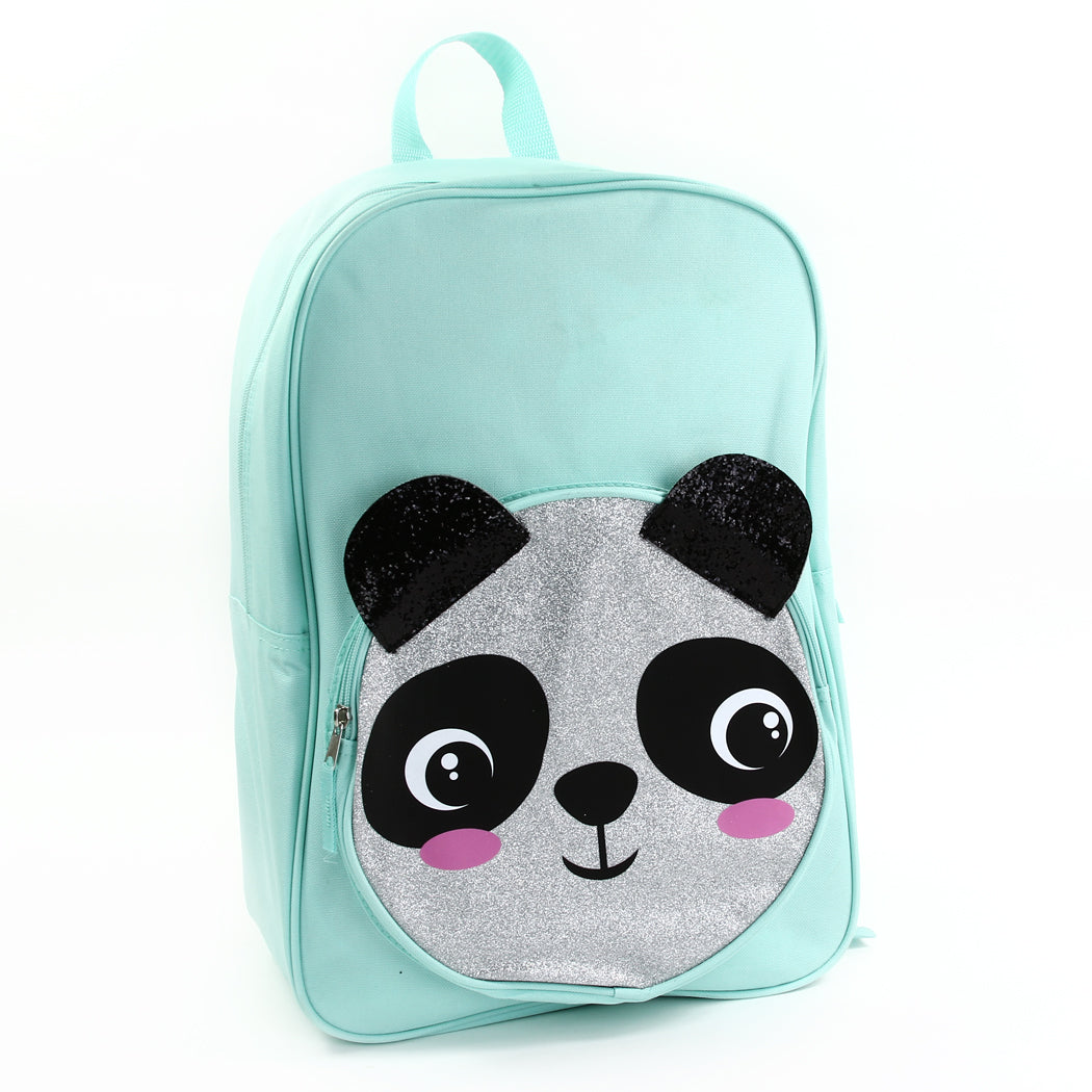 CRITTER 17" Glitter Backpack - Panda (Pack of 4)