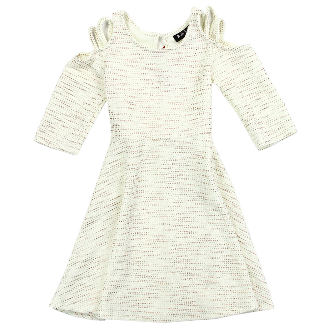 RMLA Girls Toddler Cold Shoulder Dress (Pack of 6)