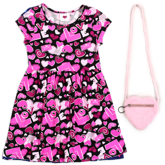 RMLA Girls 4-6X Yummy Dress w/ Purse (Pack of 6)