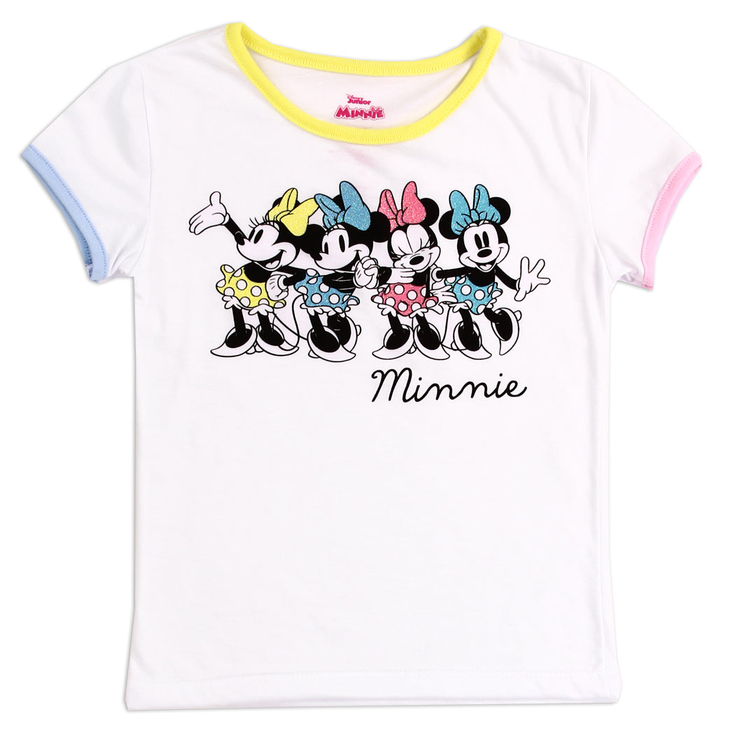 MINNIE MOUSE Girls 4-6X T-Shirt (Pack of 6)