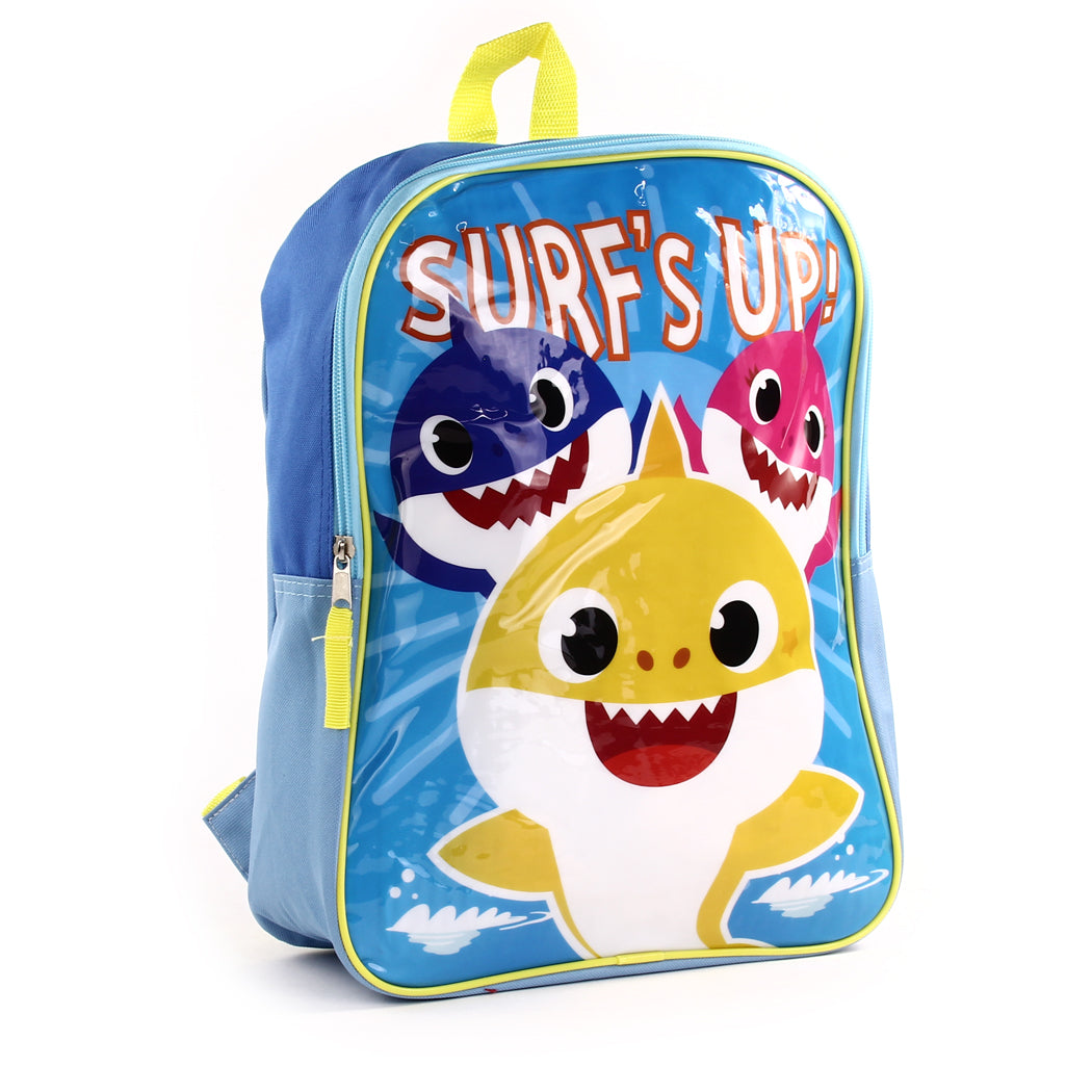 BABY SHARK 15" Backpack (Pack of 3)