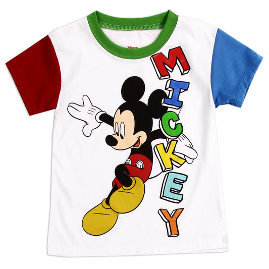 MICKEY MOUSE Boys Toddler T-Shirt (Pack of 6)