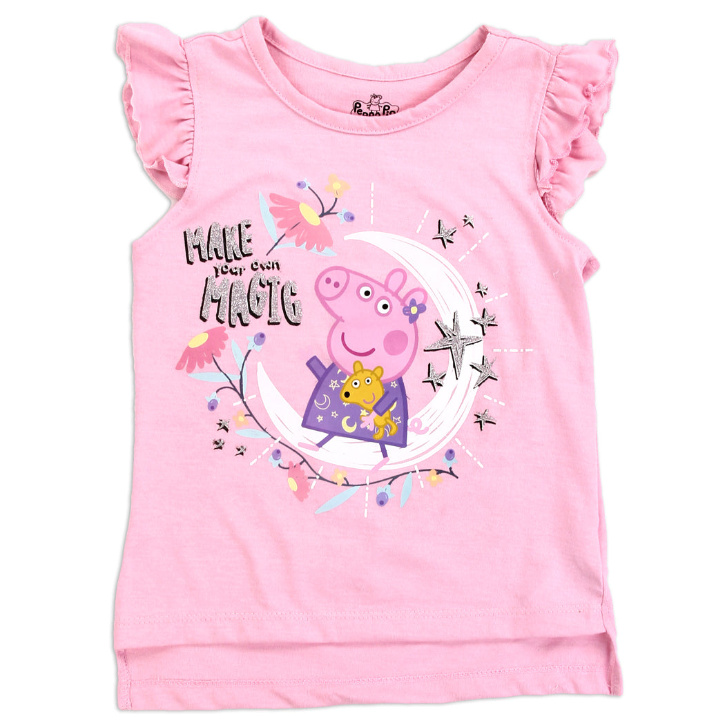 PEPPA PIG Girls Toddler T-Shirt (Pack of 4)
