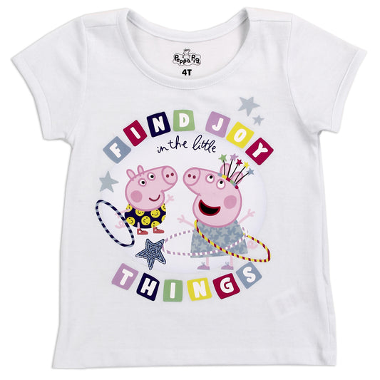 PEPPA PIG Girls Toddler T-Shirt (Pack of 4)