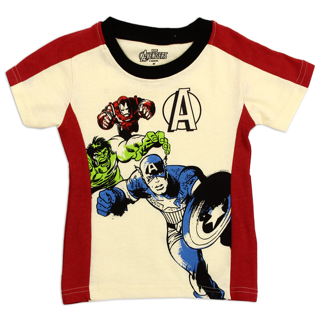 AVENGERS Boys Toddler T-Shirt (Pack of 4)