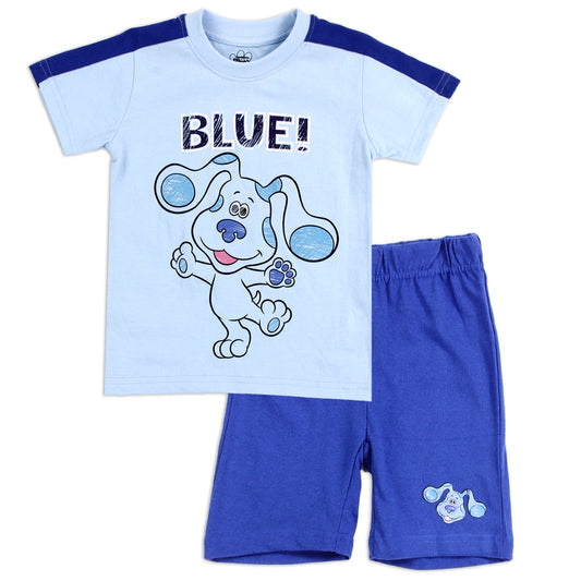 BLUES CLUES Boys Toddler 2-Piece Short Set (Pack of 4)
