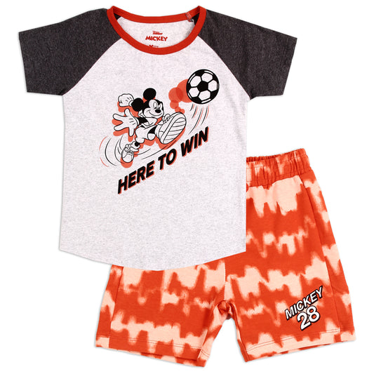 MICKEY MOUSE Boys 4-7 2-Piece Short Set (Pack of 6)