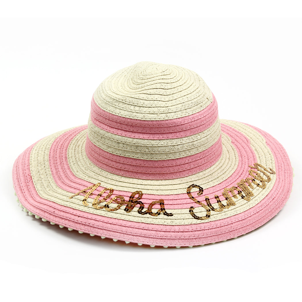 LIMITED TOO Sun Hat - Aloha Summer (Pack of 3)