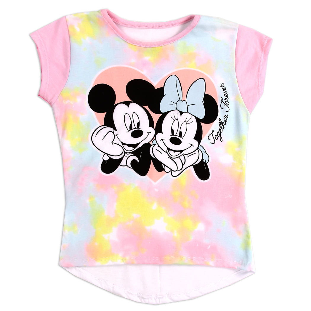 MICKEY & MINNIE Girls Toddler T-Shirt (Pack of 6)