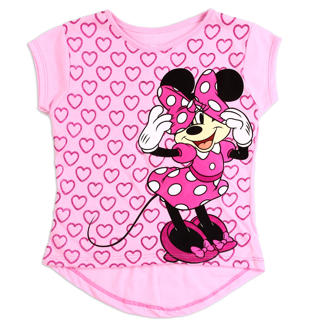 MINNIE MOUSE Girls 7-16 T-Shirt (Pack of 6)