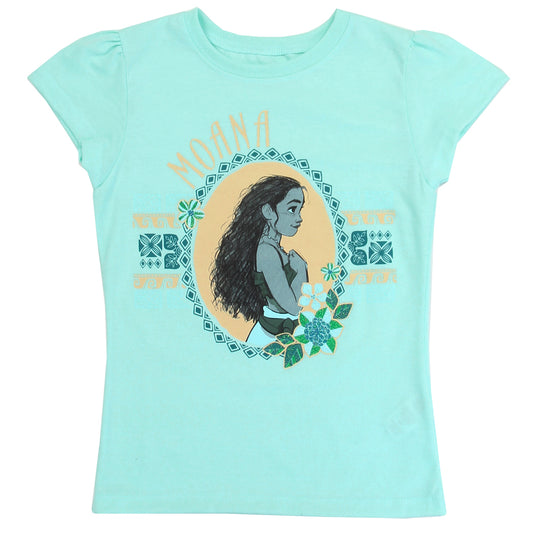 MOANA Girls 4-6X T-Shirt (Pack of 6)
