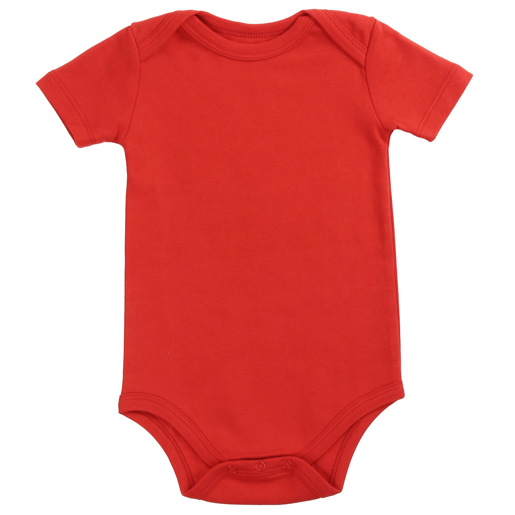 Solid Cotton Creeper 6-24M - Red (Pack of 12)