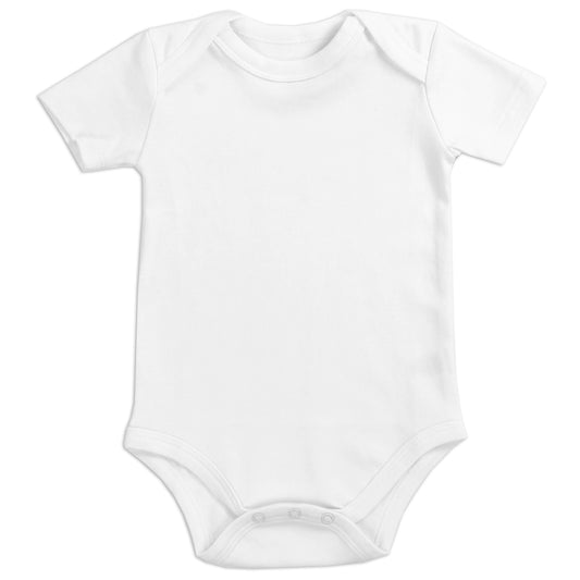Solid Cotton Creeper 6-24M - White (Pack of 12)