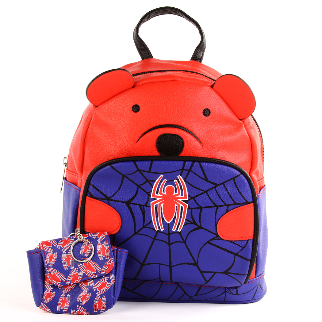 10 mini backpack toddler SPIDEY 10" Deluxe PU Mini Backpack (Pack of 3)